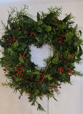 Heart Christmas Wreath