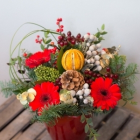 Christmas Bowl Arrangement